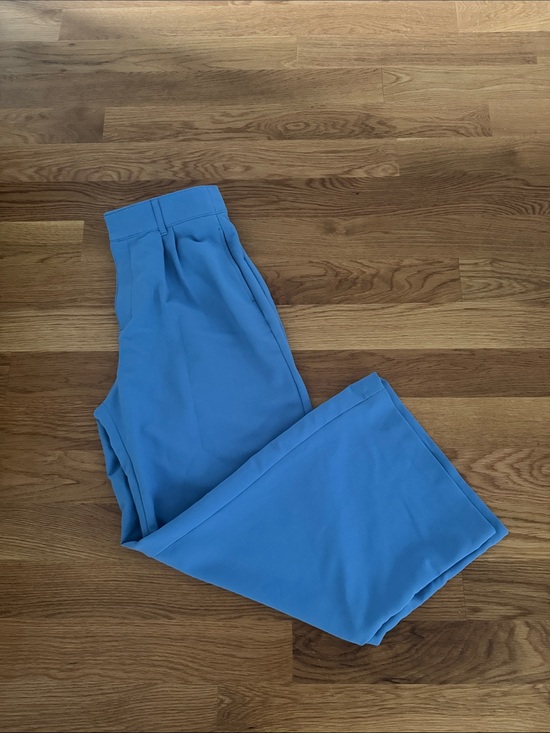 Abercrombie & Fitch Pants - Abercrombie & Fitch Women's Sky Blue Tailored Trousers